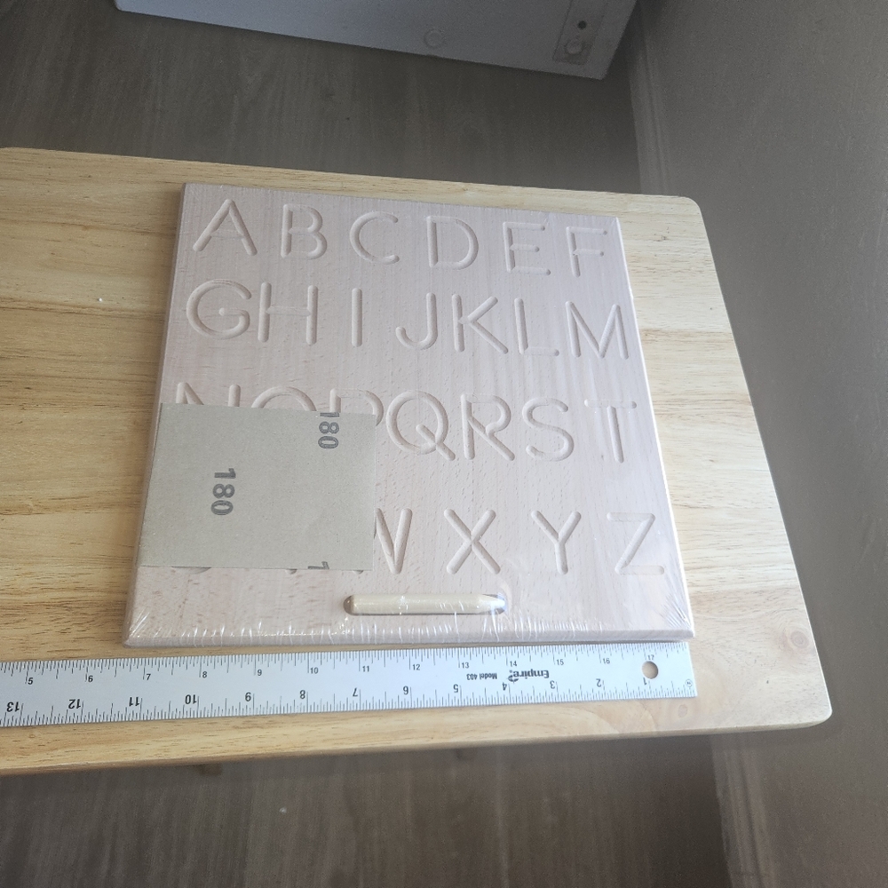 Wooden Montessori Alphabet Tracing Tablet - Picture 4 of 4